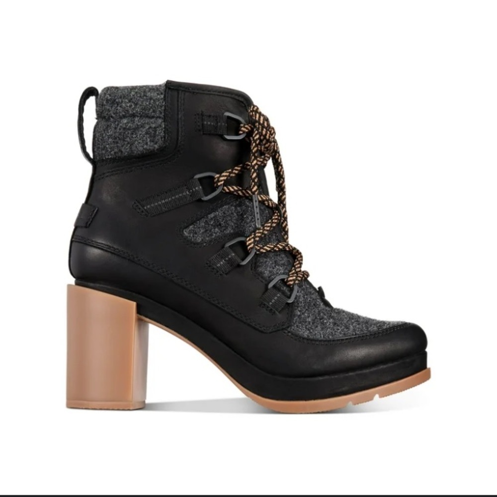 Nwot Sorel Blake Lace Up platform heeled Booties